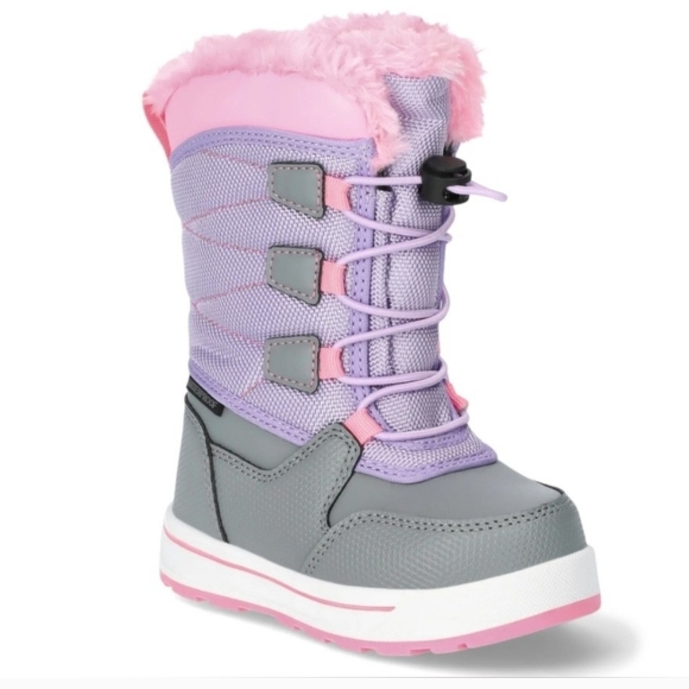 Wonder Nation Pink and Gray Winter Boots